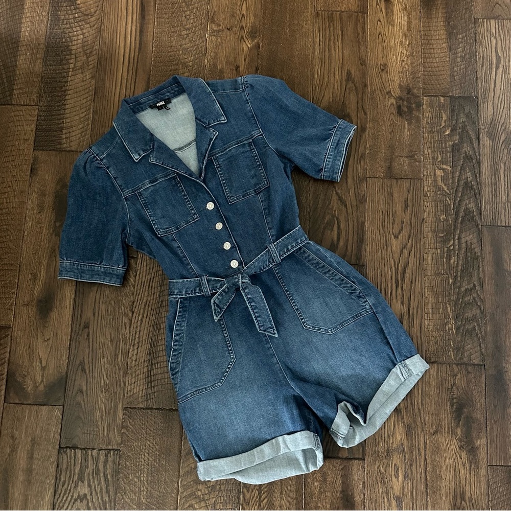 Paige Jeans Denim Romper - Mayslie